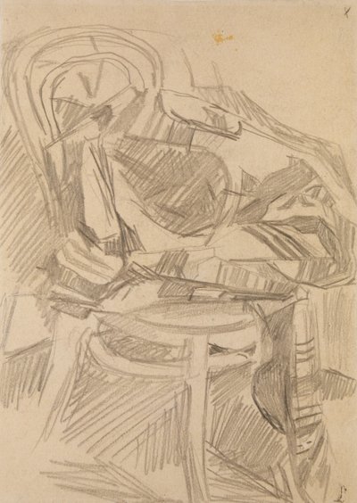 Pledd på stolen, 1904 av Mikhail Aleksandrovich Vrubel