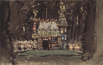 Scenografi for operaen Hansel und Gretel av E. Humperdinck, 1895 av Mikhail Aleksandrovich Vrubel