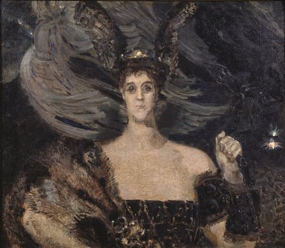 Valkyrien. Portrett av kunstneren og skytshelgen grevinne Maria Tenisheva 1867-1928, 1899 av Mikhail Aleksandrovich Vrubel