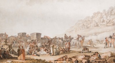 Prins Grigori Potyomkins død i den Bessarabiske steppen, 1791. av Mikhail Matveevich Ivanov