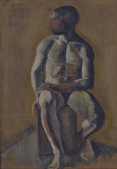 Portrett av Kirill Zdanevich 1892-1969, 1910-tallet av Mikhail Vasilyevich Le Dantyu