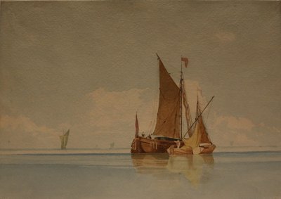 En rolig, dato ukjent (akvarell og blyant på papir) av Miles Edmund Cotman