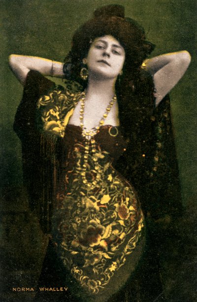 Norma Whalley , australsk skuespillerinne, tidlig på 1900-tallet. av Miller and Lang