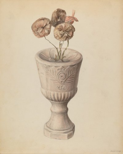 Kalk, ca. 1937 (akvarell) av Mina Lowry