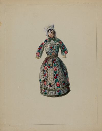 Dukke, c. 1936. av Mina Lowry