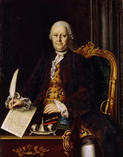 Portrett av Sava Yakovlevich Yakovlev 1713-1784, 1767 av Mina Lukich Kolokolnikov