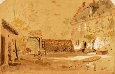 Ancient Abbey of St. Valery, Frankrike, 1862. av Miner Kilbourne Kellogg