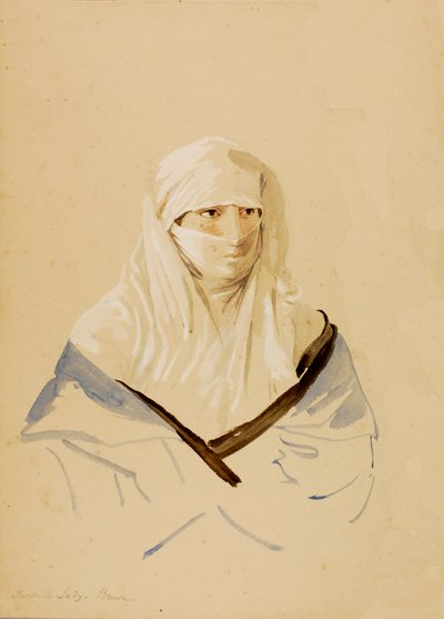 Tyrkisk dame av Brusa, n.d. av Miner Kilbourne Kellogg