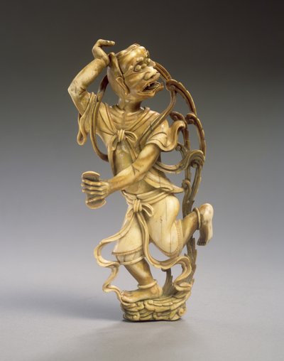 En figur av Kui xing (utskåret elfenben) (se også 272116) av Ming Dynasty Chinese School