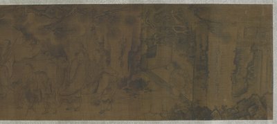 Daoistiske udødelige i fjellene av Ming Dynasty Chinese School