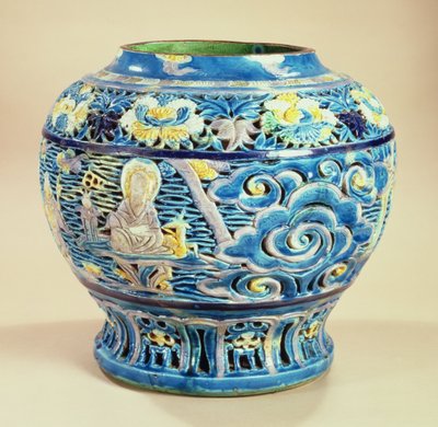 Stor vase, Ming-dynastiet av Ming Dynasty Chinese School