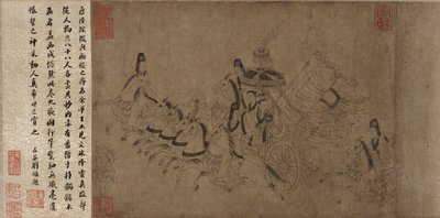 Nymfe fra Luo-elven (blekk på papir) av Ming Dynasty Chinese School