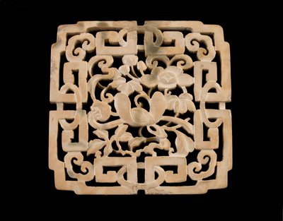 Plakett (far) (jade) av Ming Dynasty Chinese School