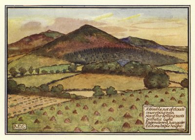 Ved avgangen til Sir Walter Scott (farge litho) av Minnie Didbin Spooner