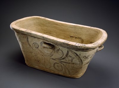 Larnax (badekar og kiste) eller "askekiste" av Minoan