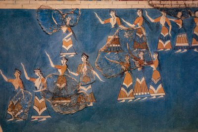 Sacred Grove og Dance Fresco av Minoan