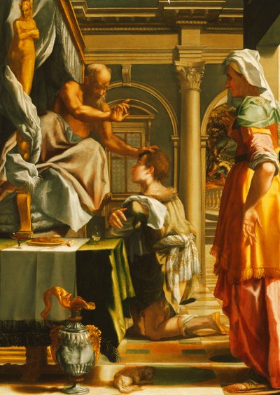 Isak velsigner Jakob, av Mirabello Cavalori