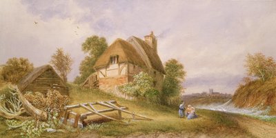 Nær Christchurch, Hampshire, 1874 av Miss Lorimer
