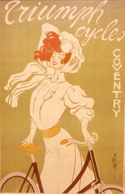 Plakatannonsering for Triumph-sykler, 1907 av Misti