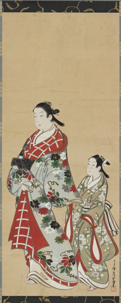 Yudokoro plan d to r luck rs dy bald, Edo Pelliot d, 1615-1868. av Miyagawa Choki