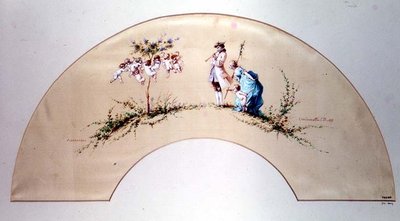 Design for en fan av Mme. Callamatta