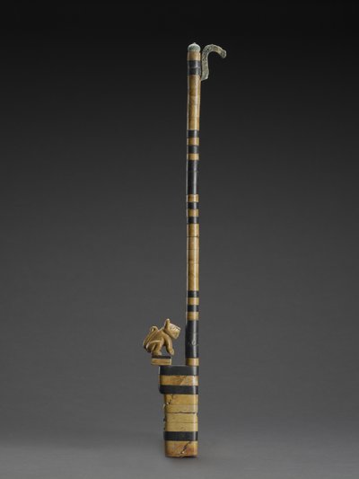 Atlatl med Feline av Moche Moche