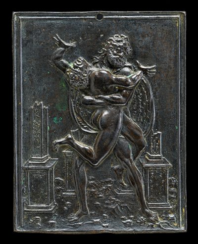 Hercules og Antaeus av Moderno