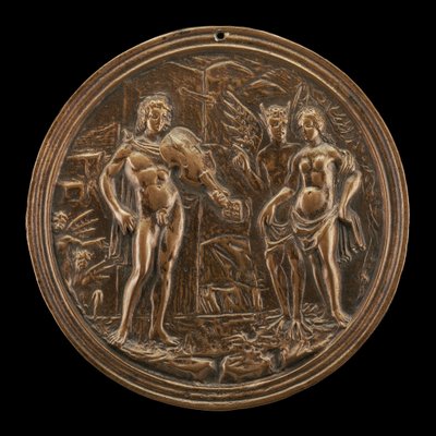 Orpheus Redeeming Eurydice, slutten av 1400-tallet - begynnelsen av 1500-tallet. av Moderno