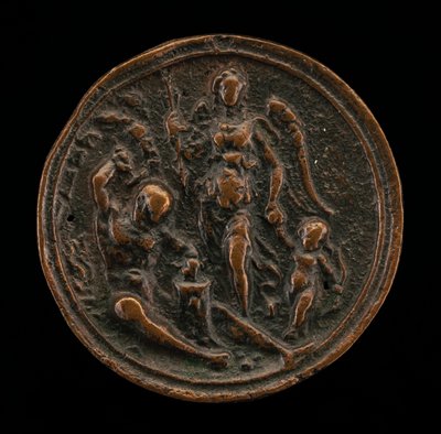Vulcan, Victory og Cupid. av Moderno