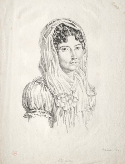 Portrett av en kvinne av Moisbach