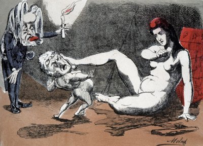 Thiers og Marianne av Moloch (1849 1909)