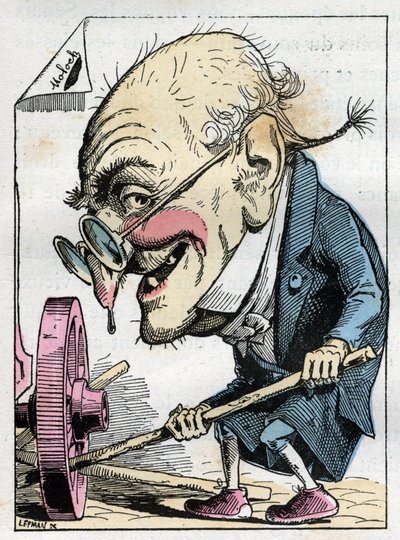 Allegori om det franske senatet på 1800-tallet av Moloch