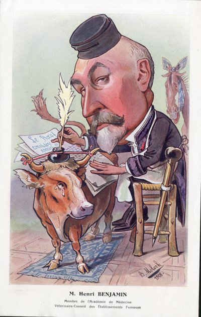 Illustrasjon av Moloch (1849-1909) i "" Chanteclair"" av Moloch