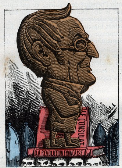 Portrett av Adolphe Thiers (1797-1877), president i den franske republikken av Moloch
