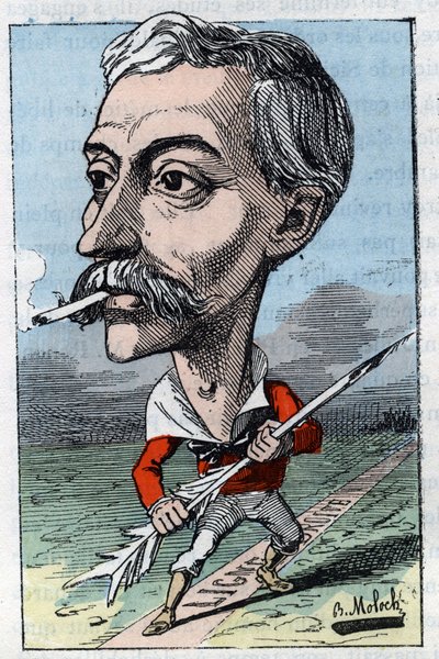 Portrett av Edouard Lockroy (1838-1913), fransk politiker. av Moloch