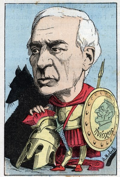 Portrett av Jules Barthelemy Saint Hilaire (Saint-Hilaire) (1805 - 1895), fransk lærd og politiker av Moloch