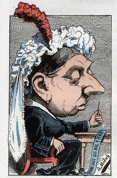 Portrett av Victoria Iere, dronning av England (1819-1901) av Moloch