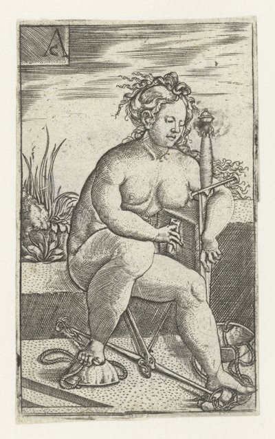 Rettferdighet (Justitia) av Monogrammist AC