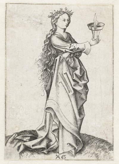 The Third Wise Virgin Five Wise and Five Foolish Virgins (serietittel) av Monogrammist AG