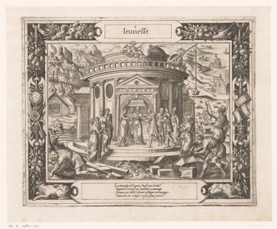 Ungdom under påvirkning av Apollo Jeunesse (tittel på objekt) Seven Ages of Man (serietittel) Les Figvres Et Povrtraictz Des Sept Aages De L