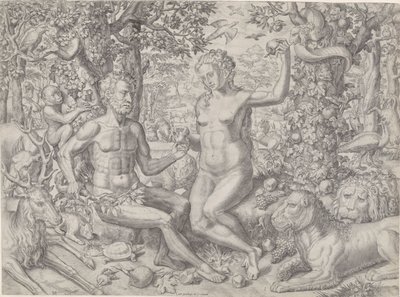 Fall of Man av Monogrammist HS (Duitsland)