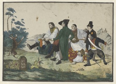 De syv schwaberne og haren av Monogrammist KD
