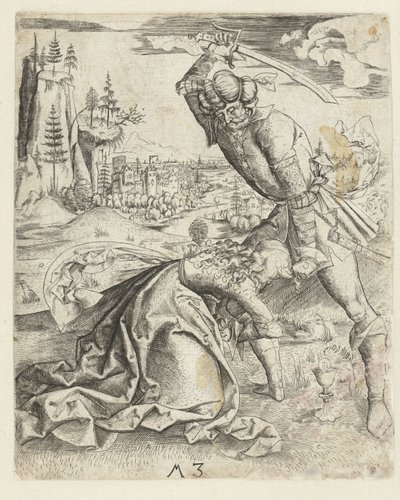 Sankt Barbaras martyrium av Monogrammist MZ