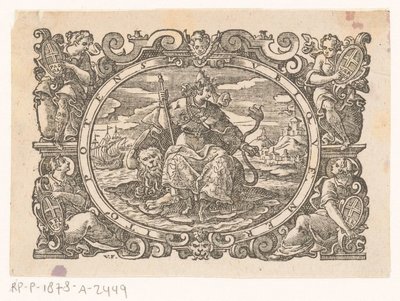 Byjomfru av Venezia av Monogrammist VF (graveur)