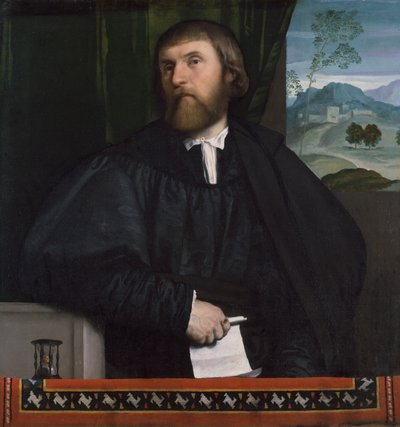 Portrett av en mann, ca. 1520-25. av Moretto da Brescia