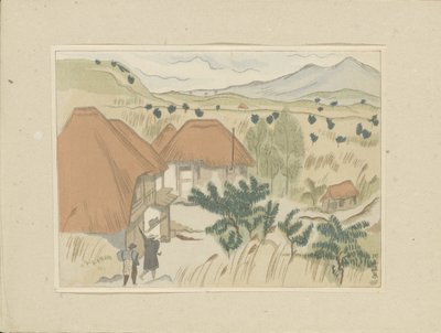 Kawakami varmtvannskilder Kawakami Onsen (tittel på objekt) Del to, Aizu-området (serietittel) Dai nishû, Aizu no bu (serietittel) Trykk av japanske landskap (serietittel) Nihon fûkei hanga (serietittel) av Morita Tsunetomo
