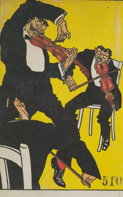 Mellom 3 og 4 om morgenen! Mellom 3 og 4 am!, 1911. av Moritz Jung