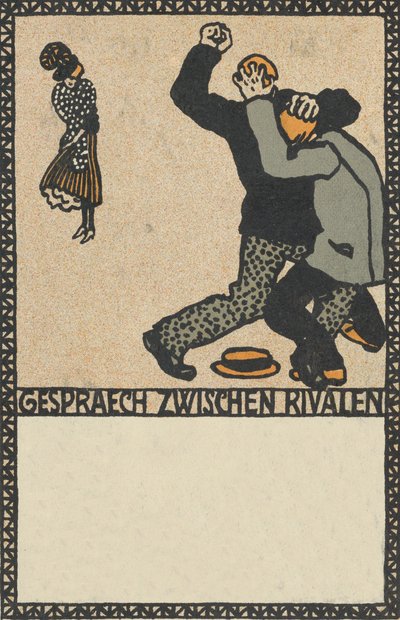 Samtale mellom rivaler Samtale mellom rivaler, 1907. av Moritz Jung