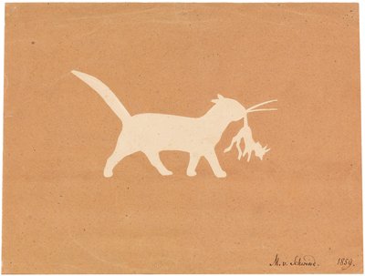 Katt liten djevel, 1859. av Moritz Ludwig von Schwind
