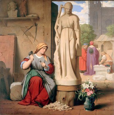 Sabina von Steinbach, 1844. av Moritz Ludwig von Schwind